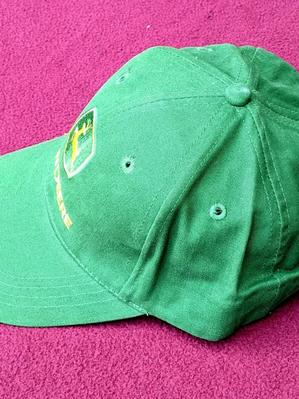 very nice new Cary Francis group John Deere Strap back baseball cap